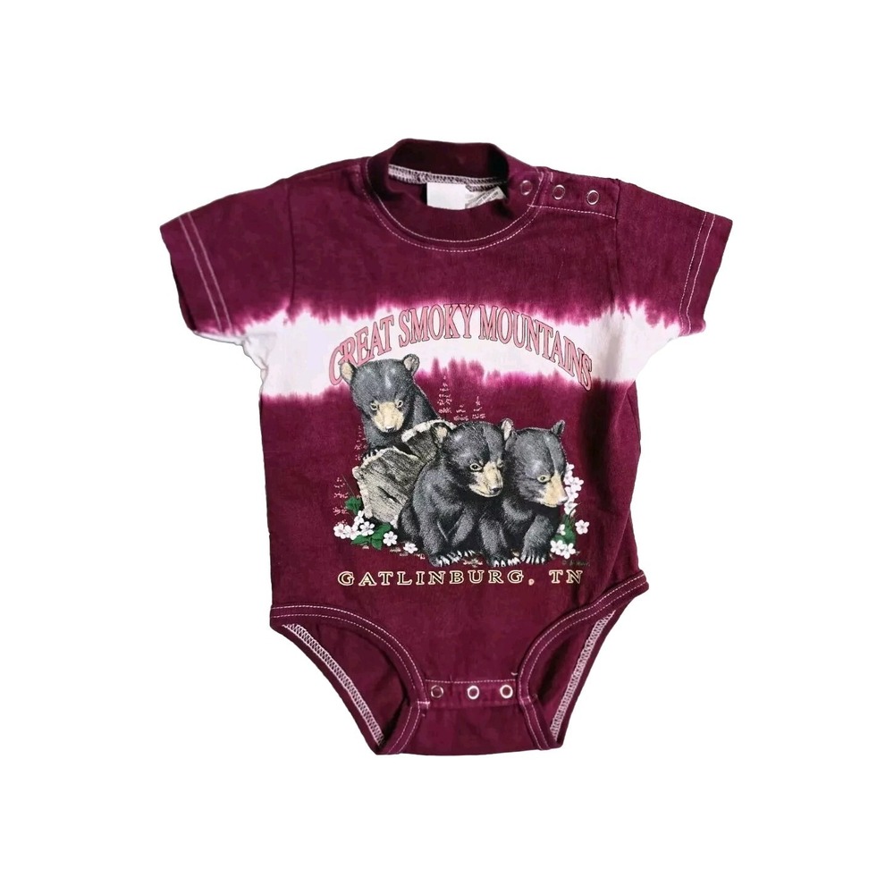 USA sport Club Baby Bodysuit  12 Months GREAT SMOKY MOUNTAINS GATLINBURG, TN